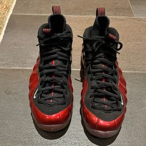 Nike Foamposite 2012 Edition in Metallic Red